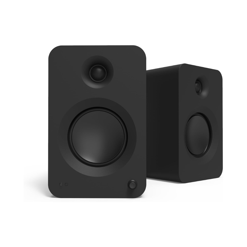 Kanto REN 200W Powered Speaker System with HDMI ARC Input, with Bluetooth 5.3 & USB-C Input, Type G Power Cord, Matte Black (Sold in Pairs) - Image 1