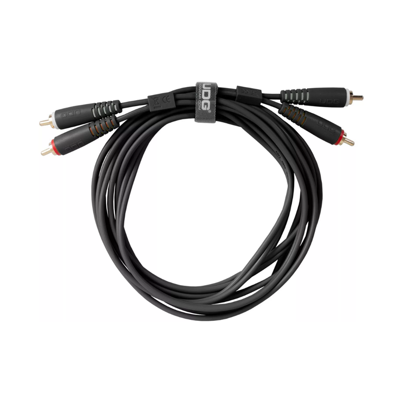 UDG Ultimate Audio Cable Set RCA - RCA, Black, Straight, 3 m - Image 1