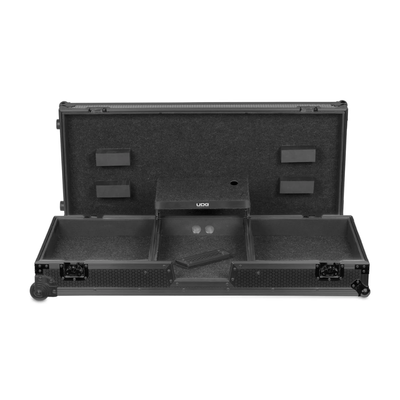 UDG Ultimate Flight Case Set Multi Format Turntable Battle & 10"/12" Mixer Plus (Laptop Shelf + Wheels) - Image 9