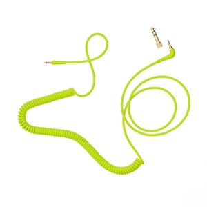 AIAIAI TMA-2 C18 Coiled Cable, Neon, 1.5 m