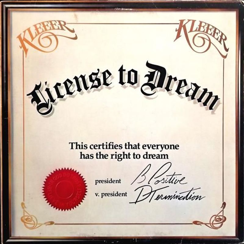 Kleeer License To Dream 12"Vinyl (Funk / Soul) - Image 1
