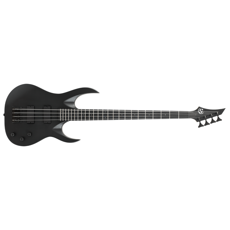 S by Solar AB4.4C Bass Guitar – Carbon Black - Image 1
