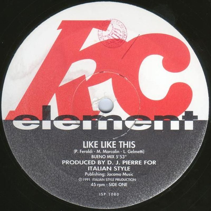 KC Element Like Like This 12"Vinyl (Electronic) - Image 1