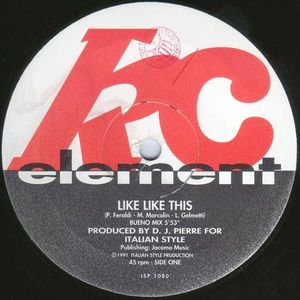 KC Element Like Like This 12"Vinyl (Electronic)