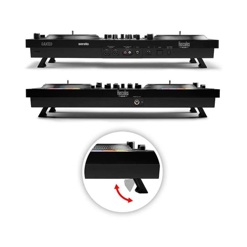 Hercules DJControl Inpulse T7, 2-Deck Motorized DJ Controller with built-in STEMS Control, Serato DJ and DJUCED included - Image 3