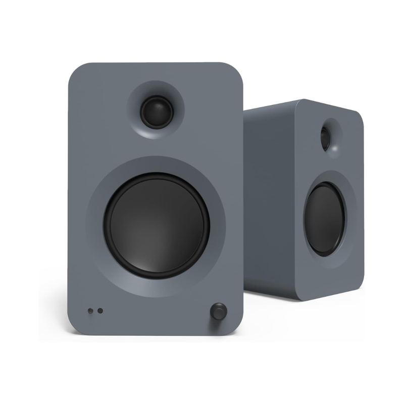 Kanto REN 200W Powered Speaker System with HDMI ARC Input, with Bluetooth 5.3 & USB-C Input, Type G Power Cord, Matte Grey (Sold in Pairs) - Image 1
