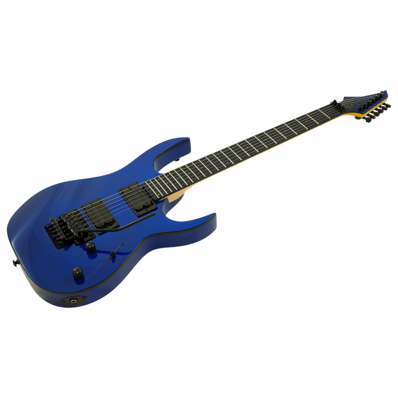 S by Solar SB4.6FRFBL Electric Guitar – Flame Blue - Image 4