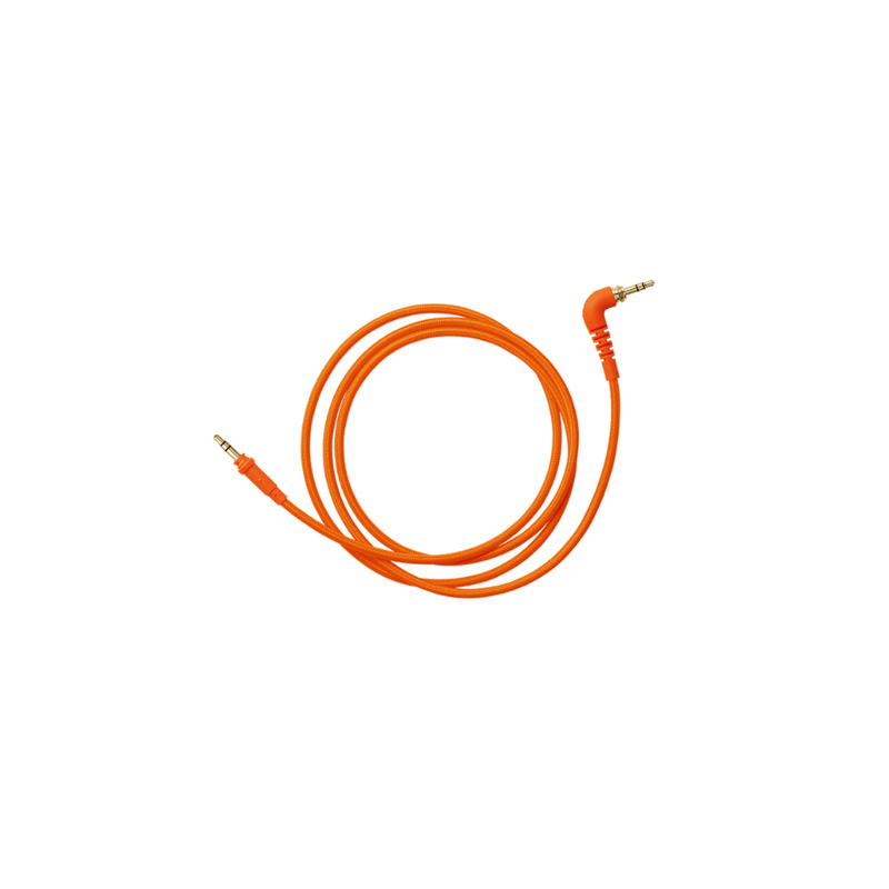 AIAIAI TMA-2 C12 Straight Woven Cable, Neon Orange, 1.2 m - Image 1