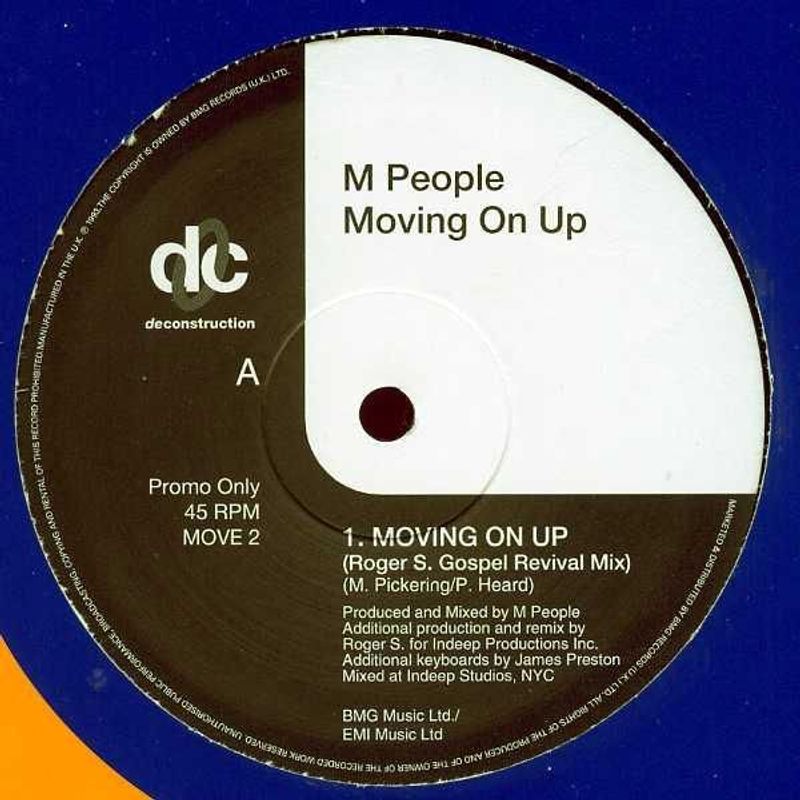 M People Moving On Up 12"Vinyl (Electronic) - Image 1