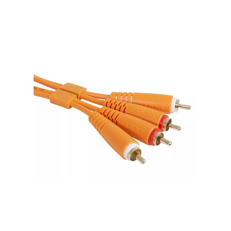 UDG Ultimate Audio Cable Set RCA - RCA, Orange, Straight, 1.5 m - Image 2