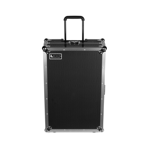 UDG Ultimate Flight Case Multi Format Plus (Laptop Shelf, Trolley + Wheels), XXL, Silver