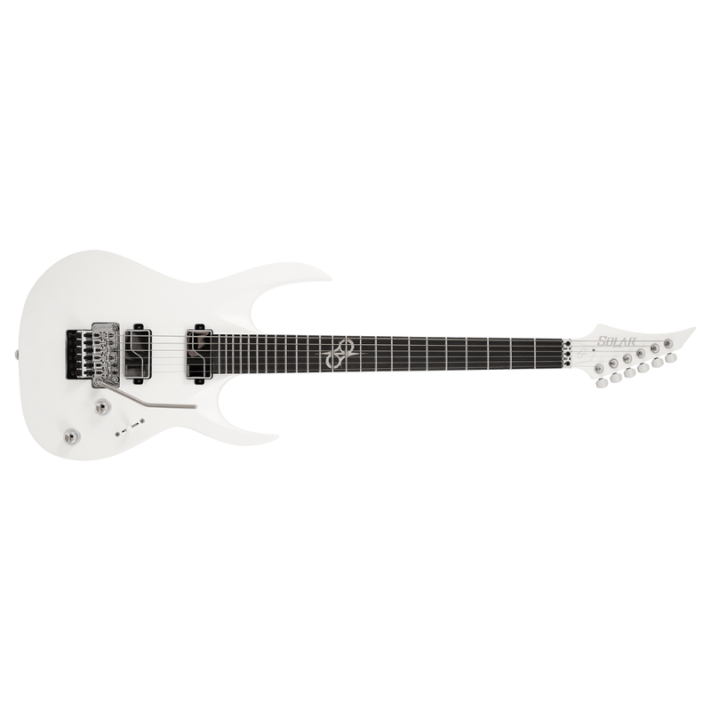 Solar Guitars A1.6FR VINTER Electric Guitar – Pearl White Matte - Image 1