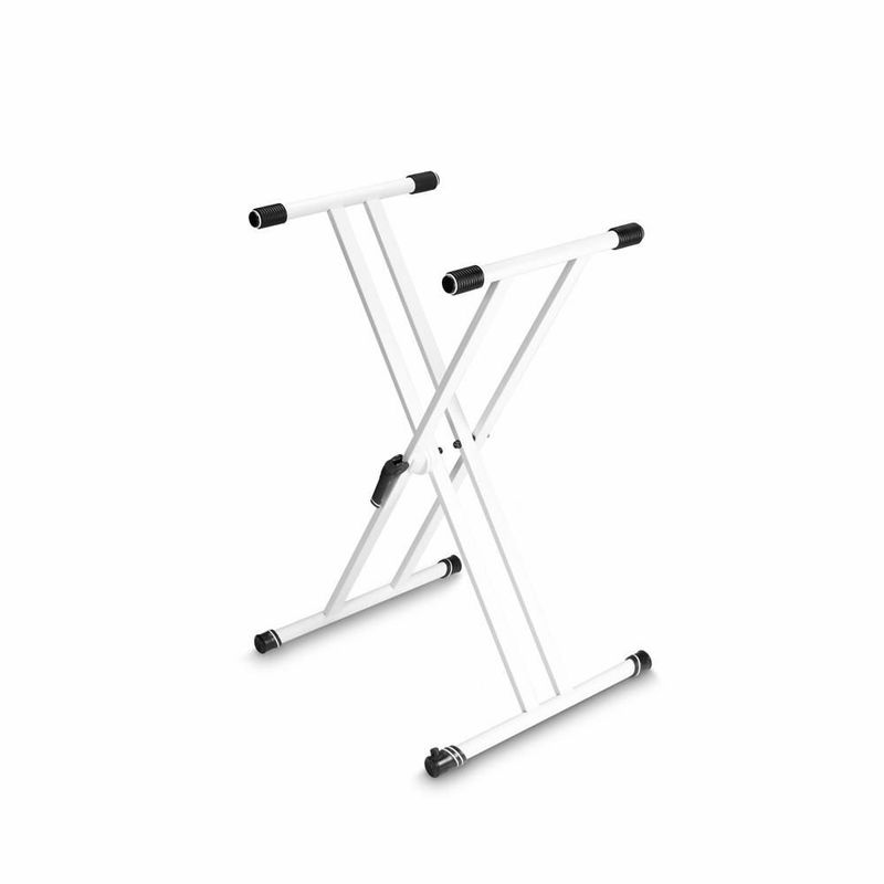 Gravity GKSX2W Keyboard Stand X- Form Double, White - Image 1