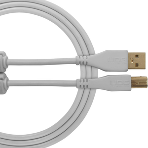 UDG Ultimate Audio Cable USB 2.0 A-B, White, Straight, 1 m