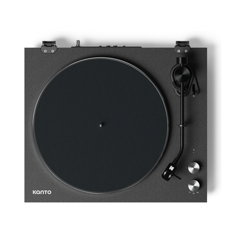 Kanto OBI3 Turntable with Bluetooth 5.3, Preamp, and Pitch Control, Matte Black - Image 4