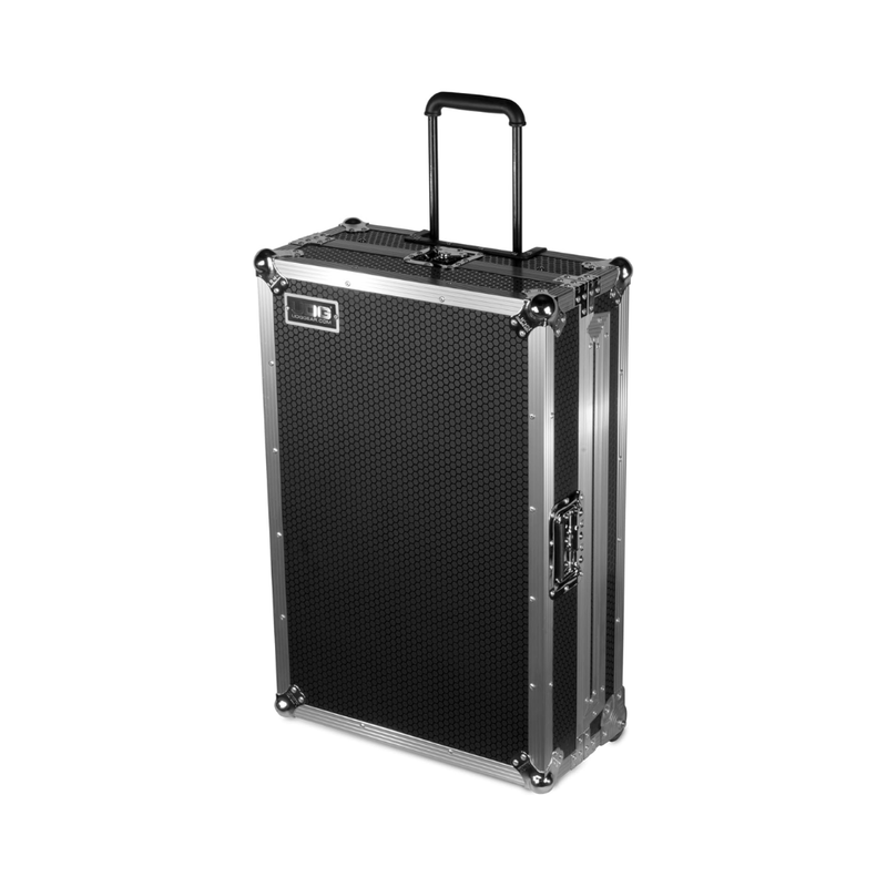 UDG Ultimate Flight Case Multi Format Plus (Laptop Shelf, Trolley + Wheels), XXL, Silver - Image 3