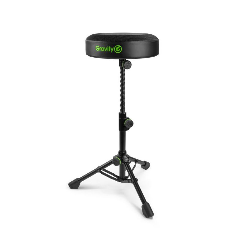 Gravity FD SEAT 1 Round Musicians Stool, Foldable, Adjustable Height - Image 2