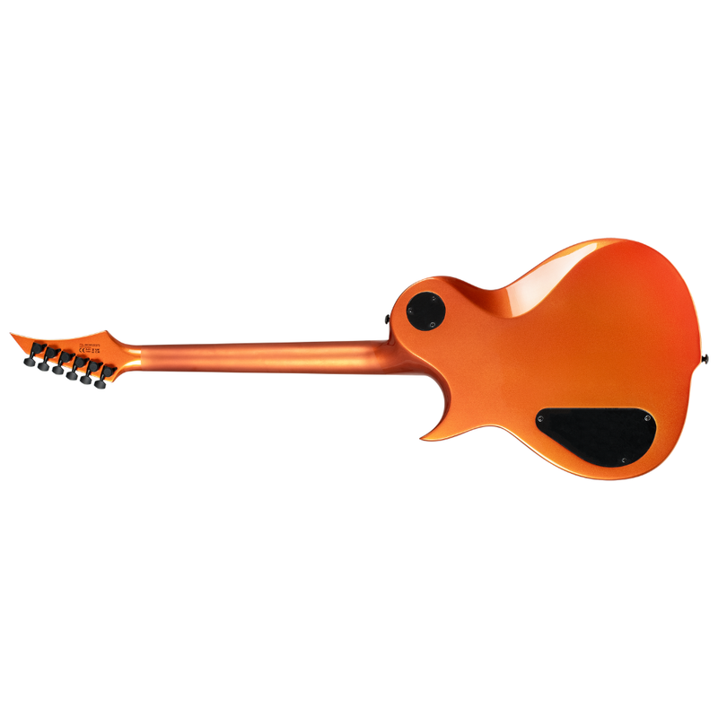 Solar Guitars GC1.6T-RSO Electric Guitar – Orange Metallic with Black Racing Stripes - Image 2