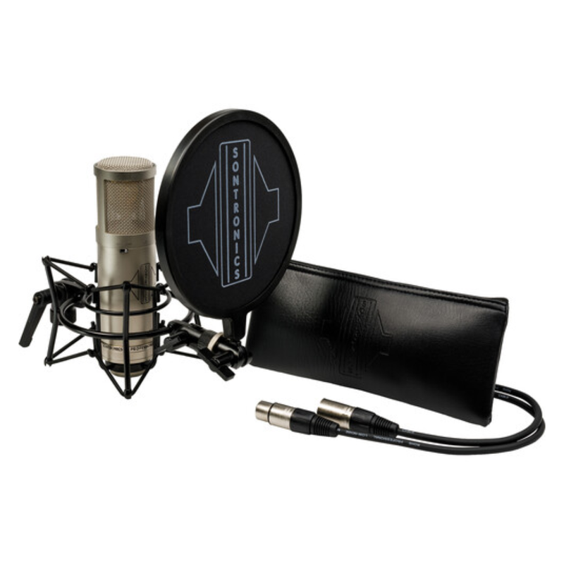Sontronics STC-2 Large-Diaphragm Condenser Microphone with All-in-One Recording Package, Silver - Image 3