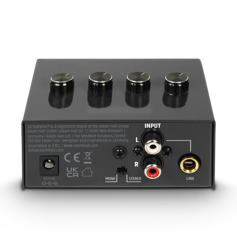 LD Systems HPA4 4-Channel Headphone Amplifier - Image 2