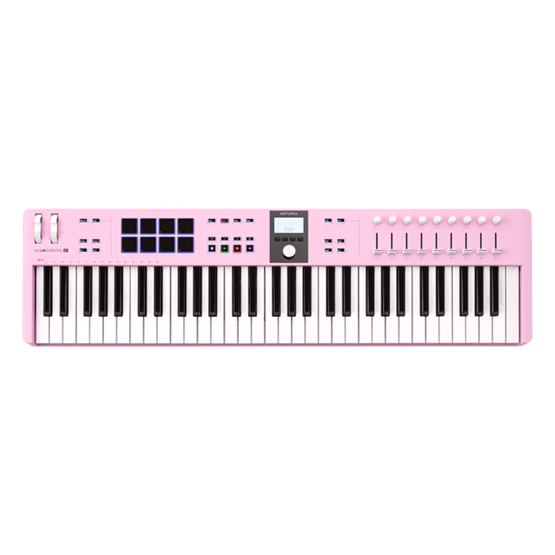 Arturia KeyLab Essential 61 MK3, Rose Quartz - Image 1