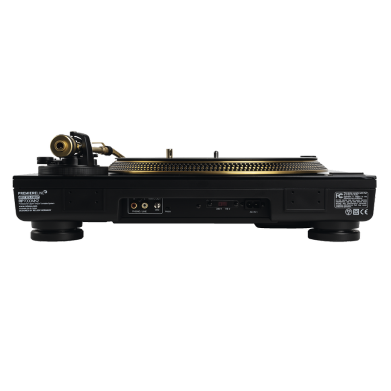 Reloop RP-7000 MK2 DJ Turntable, Limited Edition, Gold - Image 2