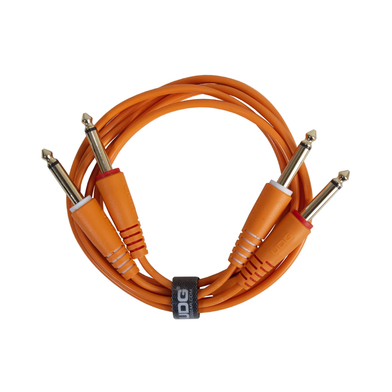 UDG Ultimate Audio Cable Set 1/4" Jack - 1/4" Jack, Orange, Straight, 3 m - Image 1