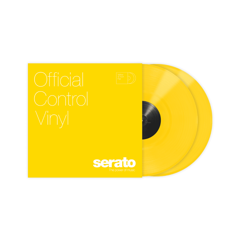 Serato Control Vinyls Performance Series, Yellow (Sold in Pairs) - Image 1