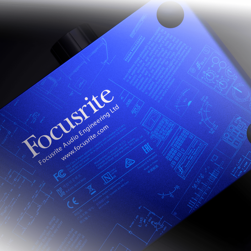 …and a hidden nod to the Focusrite heritage underneath